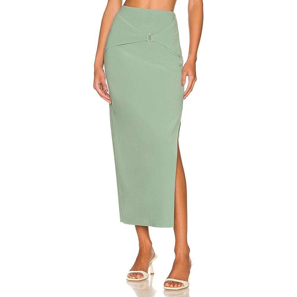 Bec + Bridge 'Ivy' Moss Green Ponte Skirt Size S